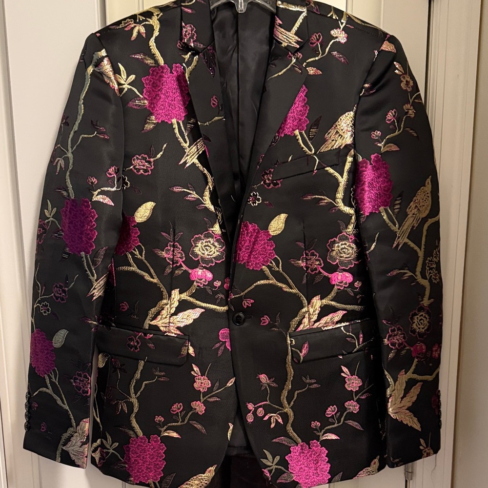 Amazon Black Floral Jacket